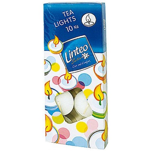 LINTEO SATIN Świeczki 10 szt., białe 102881