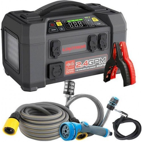 LOKITHOR Urządzenie rozruchowe z kompresorem i pompą (12V/2500A/74Wh) AW401 LOKITHOR Urządzenie rozruchowe z kompresorem i pompą (12V/2500A/74Wh) AW401