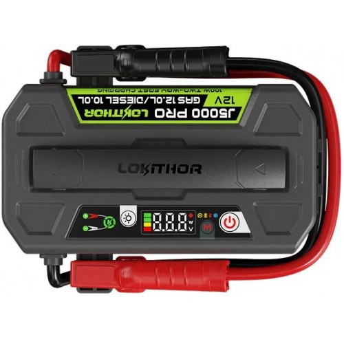 LOKITHOR Urządzenie rozruchowe (12V/5000A/99.8Wh) J5000 PRO