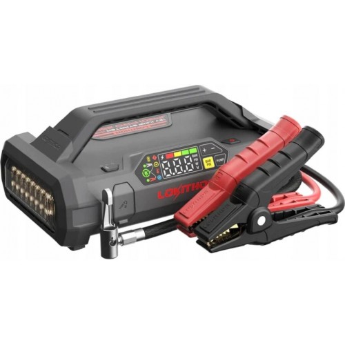 LOKITHOR Urządzenie rozruchowe z kompresorem (12V/ 2500A/74Wh) JA301 PRO LOKITHOR Urządzenie rozruchowe z kompresorem (12V/ 2500A/74Wh) JA301 PRO