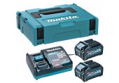 Makita 191J97-1 Zestaw Li-ion XGT 40V 2xBL4040 Akumulator + DC40RA Ładowarka + Makpac 1