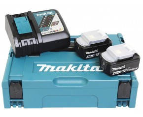 Makita 197494-9 2xBL1840 akumulator + ładowarka DC19RC +Makpac 1