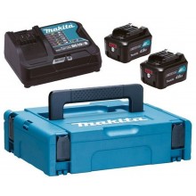 Makita 197641-2 Zestaw Li-ion CXT 12V 2xBL1041B + DC10SB Ładowarka + walizka