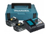 Makita 197952-5 BL1830B 2x Akumulator z ładowarką DC18RC, MakPac1