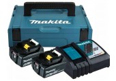 Makita Zestaw Li-ion LXT 18V 2xBL1860B + DC18RC Ładowarka + walizka 198116-4