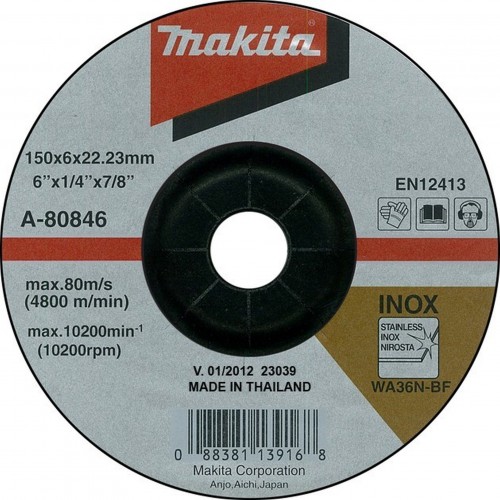 Makita A-80846 Tarcza szlifierska 150x6x22mm Inox