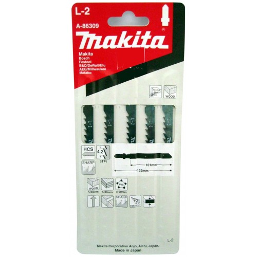 Makita A-86309 HCS Brzeszczot do wyrzynarek 101mm, L-2 5szt.