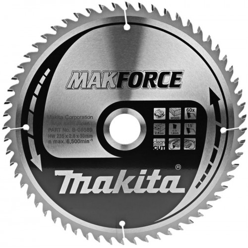 MAKITA TARCZA TNĄCA MAKFORCE 235X30MM; 60Z B-08589