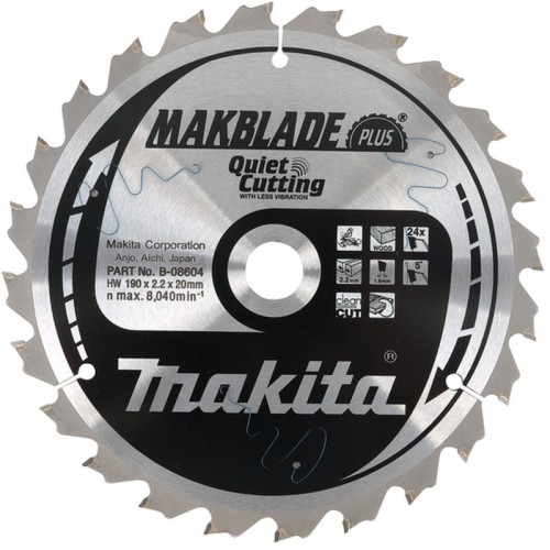 Makita B-08604 Tarcza tnąca Makblade Plus 190x20mm 24Z