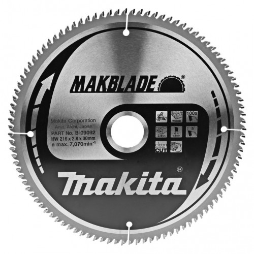 MAKITA B-32867 Tarcza tnąca 216 x 30 mm, 100 =old B-09092