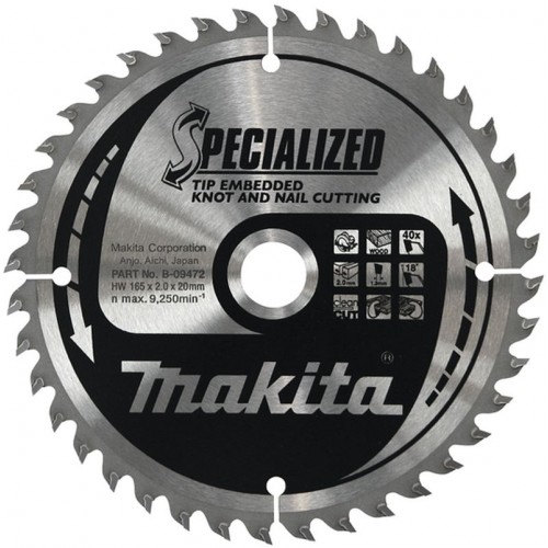 Makita B-09472 Tarcza tnąca 165x20mm 40Z