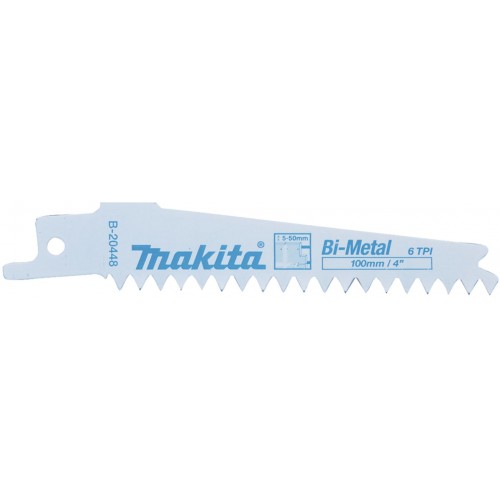 Makita B-20448 Brzeszczot do piły szablastej, 100 x 0,9 mm 5 sztuk Makita B-20448 Brzeszczot do piły szablastej, 100 x 0,9 mm 5 sztuk
