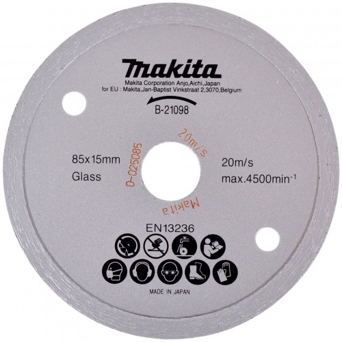 Makita B-21098 tarcza diamentowa 85x15mm z wieńcem ciągłym do szkła i płytek