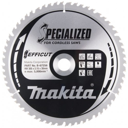 Makita B-67256 Efficut Tarcza tnąca do drewna 305x30mm 60Z