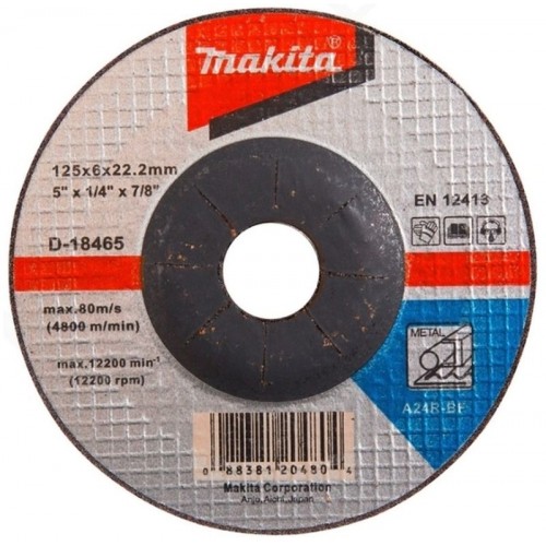Makita D-18465 Tarcza szlifierska 125x6x22mm do metalu