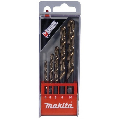 Makita D-30508 Zestaw wierteł do metalu HSS-Metall MForce 5 szt 4-10mm