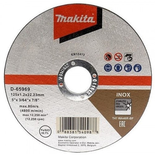 Makita D-65969 Tarcza tnąca 125x1,2x22,23mm Inox