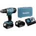 Makita DDF453RFE Wiertarko-wkrętarka akumulatorowa 18V/2x3,0Ah, walizka