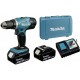 Makita DDF453RFE Wiertarko-wkrętarka akumulatorowa 18V/2x3,0Ah, walizka