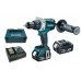 Makita DDF481RTJ Wkrętarka akumulatorowa 2x Aku 18V 5,0 Ah, MAKPAC 2