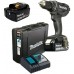 Makita DDF482RFEB Wiertarko-wkrętarka czarna 2x Li-ion LXT 18V/3,0 Ah, walizka