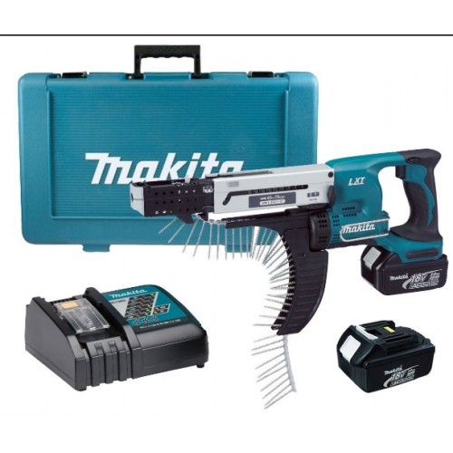 Makita Wkrętak akumulatorowy z wkładem 45-55 mm, Li-ion 18V / 3.0Ah w przypadku DFR750RFE