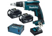 MAKITA DFS452RTJ Wkrętarka akumulatorowa Li-ion LXT (2x 5,0Ah/18V), Makpac