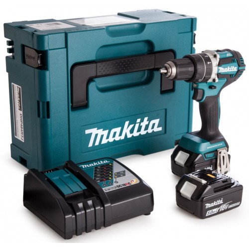 Makita DHP484RTJ Wkrętak akumulatorowy Li-ion (18V/2x5,0 Ah) Makpac