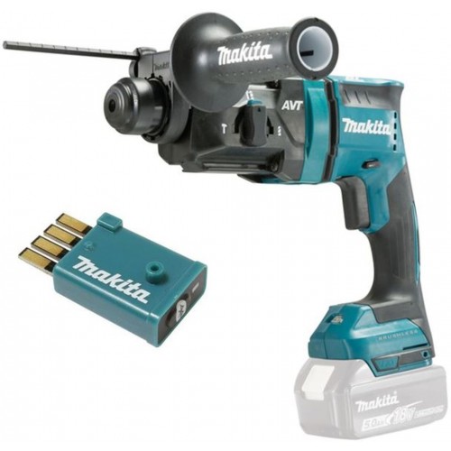 Makita Akumulatorowa mlotowiertarka 18V, SDS plus, bez akumulatora + AWS DHR182ZU