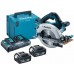 Makita DHS710PT2J Akumulatorowa pilarka tarczowa 190mm, Li-ion LXT (2x5,0Ah/18V) Makpac