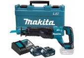 Makita DJR187RTE Piła szablasta akumulatorowa Li-ion LXT (18V/2x5,0Ah) walizka