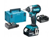 Makita DTD153RTJ Aku. klucz udarowy 1/4" Li -ion (2x5,0Ah/18V/170Nm) Makpac