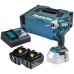 Makita DTD171RTJ Aku wkrętarka udarowa 1/4" Li-ion LXT 18V,2x 5,0Ah, Makpac