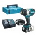 Makita DTW1002RTJ Klucz udarowy akumulatorowy 1/2" Li -ion (2x5,0 Ah/18V) MAKPAC