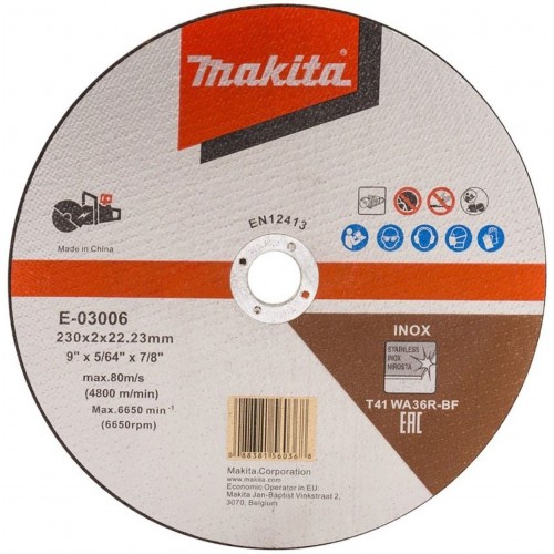 Makita E-03006 Tarcza tnąca 230x2x22mm Inox