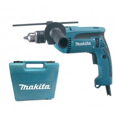 Makita HP1640K Wiertła udarowe z tułowiem 1.5-13mm, 680W