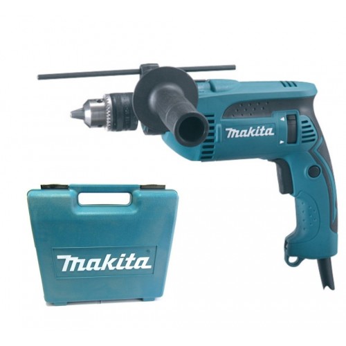 Makita HP1640K Wiertła udarowe z tułowiem 1.5-13mm, 680W