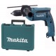 Makita HP1641K Wiertarka udarowe z chwytakiem, chwytak szybki 1,5-13mm, 680W