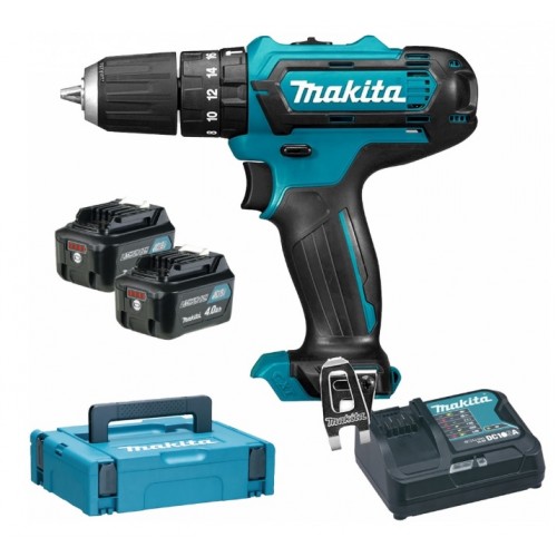 Makita HP331DSME Akumulatorowa wkrętarka Li-ion 2x aku 4,0 Ah 10,8V