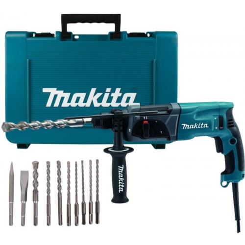 Makita HR2470X16 SDS-Plus Młotowiertarka 2,4J, 780W+D-46361