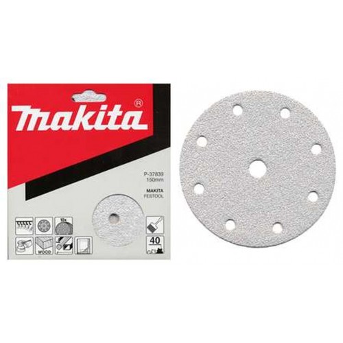 Makita P-37895 Papier szlifierski Kl.150mm K180 10 Szt.