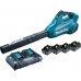 Makita akumulatorowa dmuchawa do liści w tym 4 akumulatory 5.0Ah DUB362PT4