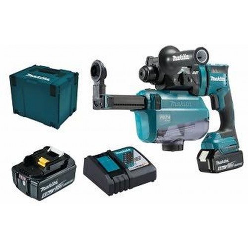 Makita Wiertarka udarowa 18V, 2x5.0Ah DHR182RTWJ
