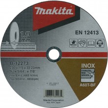 Makita E-13764 Tarcza tnąca 230x1,9x22mm do stali szlachetne = old B-12273j