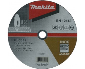 Makita B-12273 Tarcza tnąca 230x1,9x22mm do stali szlachetnej