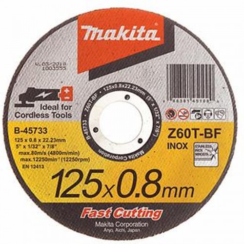 Makita B-45733 Tarcza tnąca 125x0,8x22mm do stali szlachetnej