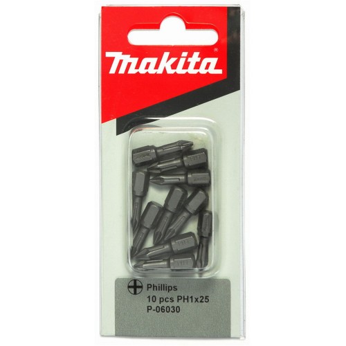 Makita P-06030 Końcówka wkrętakowa,bity PH1, 25mm, 10Szt.