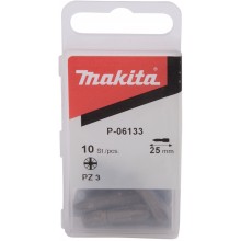 Makita P-06133 Pozidriv Bit PZ3x25mm, sztuk 10
