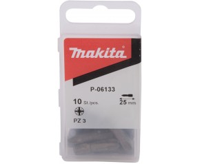 Makita P-06133 Pozidriv Bit PZ3x25mm, sztuk 10