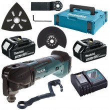 Makita DTM51RFJX1 Aku MultiTool narzędzie wielofunkcyjne (18V / 2 x 3,0Ah) Makpac